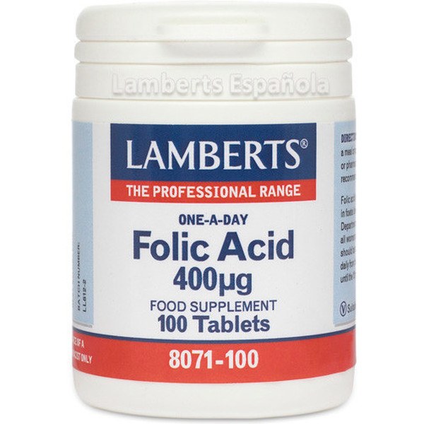 Lamberts Acido Folico 400/ug 100 Tabs