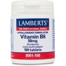 Lamberts Vitamina B6 50 mg 100 compresse
