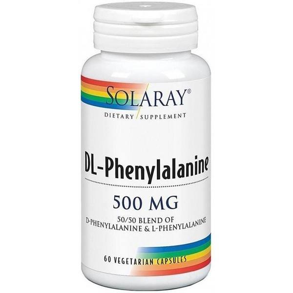 Solaray Dl-phenylalanine 500 Mg 60 Vcaps