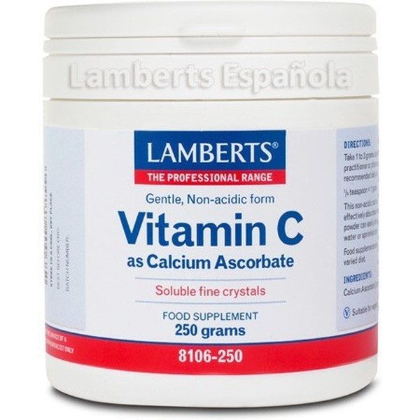 Lamberts Vit C Ascorbate de Calcium 250 Gr Poudre
