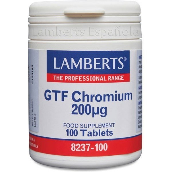 Lamberts Chrome Gtf 200/ug 100 Tabs