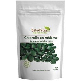 Salud Viva Chlorella En Tableta 125 Gr. Eco