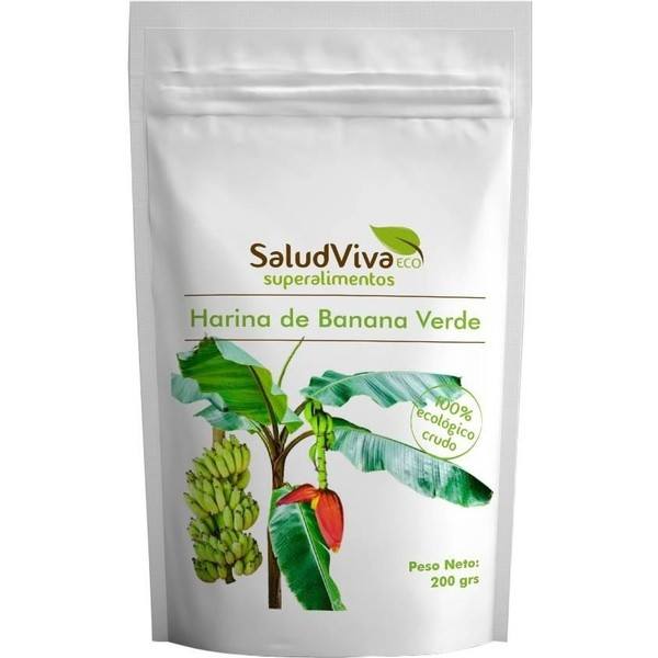 Salud Viva Harina De Banana Verde 200 Grs