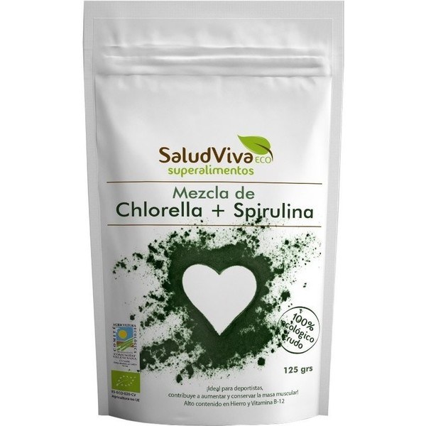 Salud Viva Chlorella + Spirulina 125 Grs.