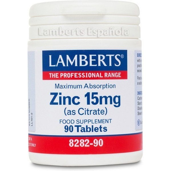 Lamberts Zinco (citrato) 15 mg 90 compresse