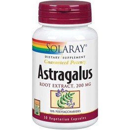 Extrait de racine d'astragale Solaray 200 mg 30 Vcaps