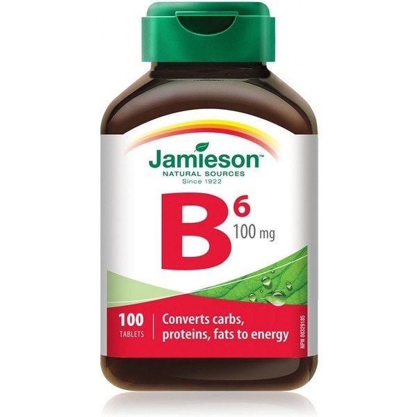 Jamieson Vitamina B6 100mg 100 Tabletas