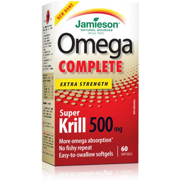 Jamieson Omega Complet Super Krill 500 mg 60 Kapseln