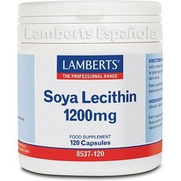 Lamberts Lécithine de Soja 1200 Mg 120 Gélules