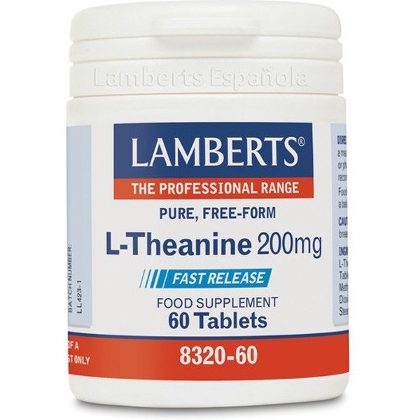 Lamberts L-teanina 200 mg 60 compresse