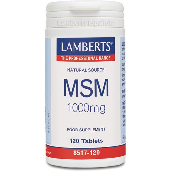 Lamberts Msm 1000 mg 120 comprimidos