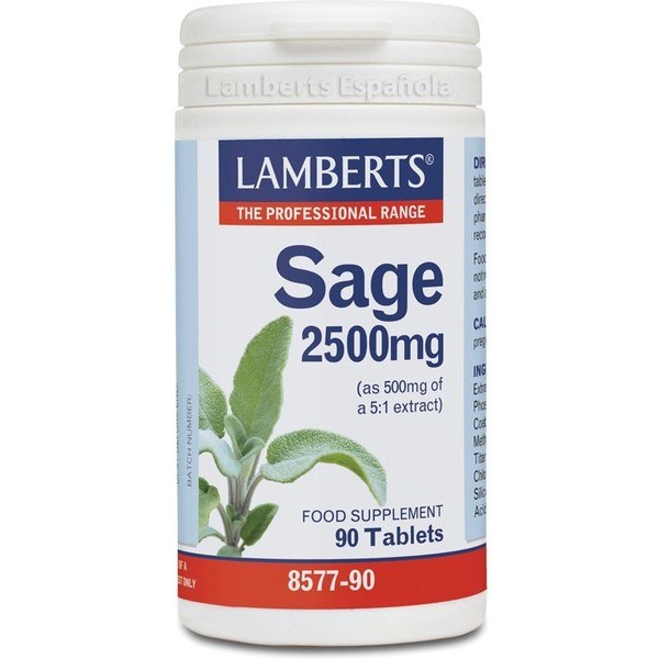 Lamberts Salvia 2500 mg 90 onglets
