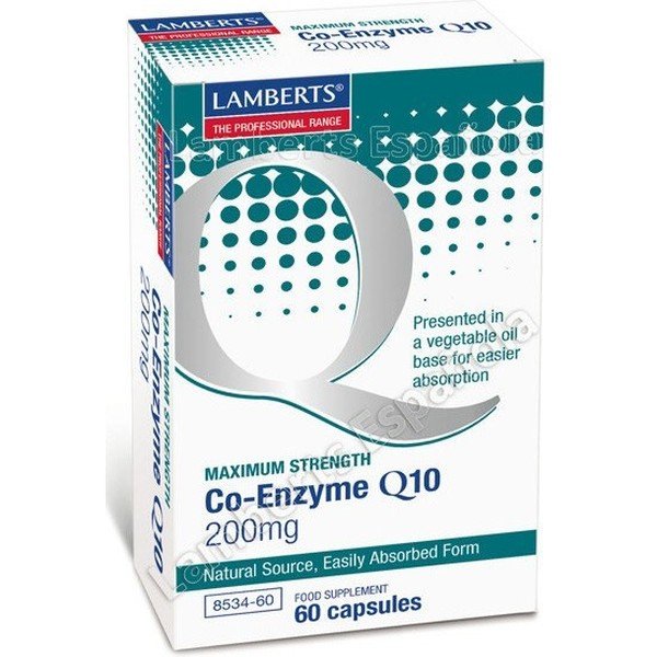 Lamberts Co Enzyme Q10 200 mg 60 cápsulas