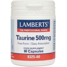 Lamberts Taurina 500 Mg 60 Caps