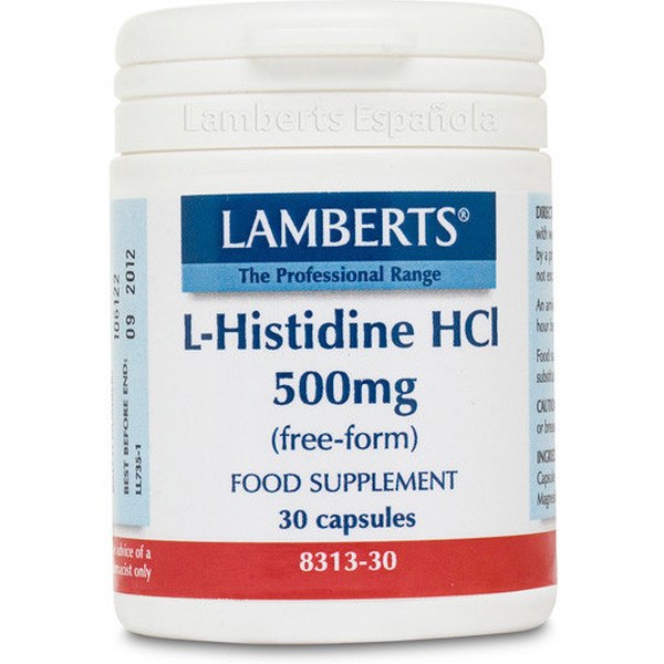 Lamberts L-histidine Hci 500mg 30