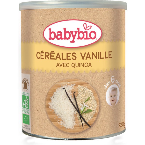 Babybio Cereales Vainilla 220 Gr