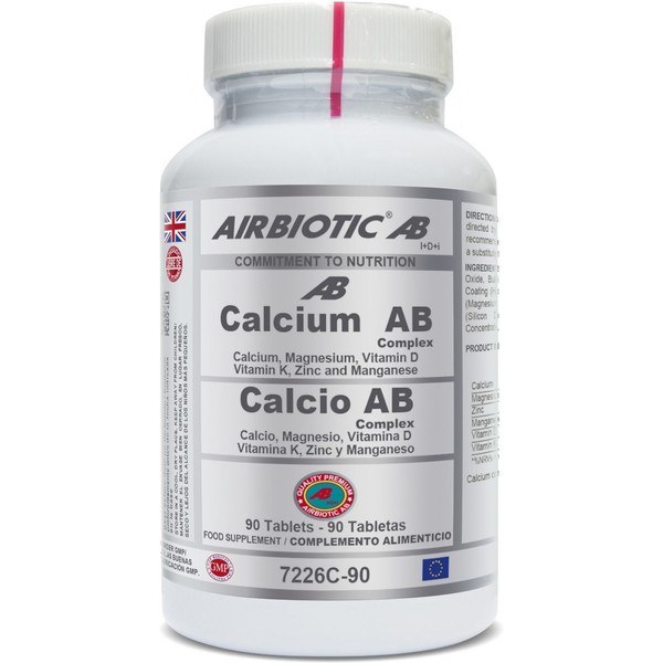 Airbiotic Calcium Ab Complex Calcium, Magnésium, vit D, vit K, Zi
