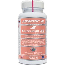 Airbiotic Curcumin Ab Complex 10000mg Curcuma Bromelain Pire