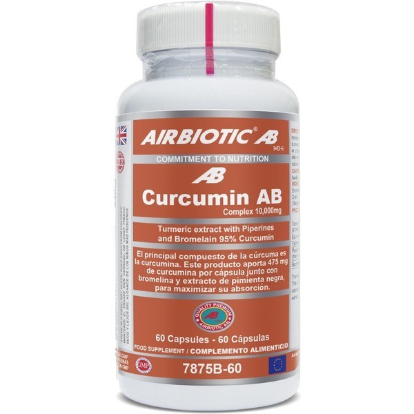 Airbiotic Curcumin Ab Complex 10000mg Curcuma Bromelain Pfeife