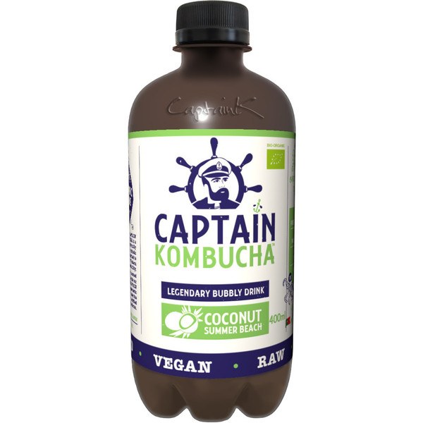 Captain Kombucha Coconut Summer Beach Bio-organique