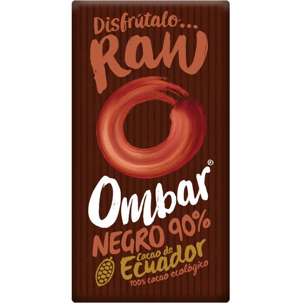 Ombar Chocolate Negro 90% Crudo Bio 35g