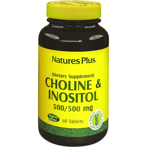 Natures Plus Cholin+Inositol 500 mg 60 Comp