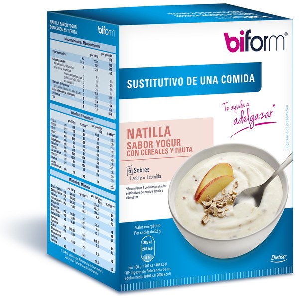 Dietisa Biform Custard Yogurt Cereals 6 Envelopes