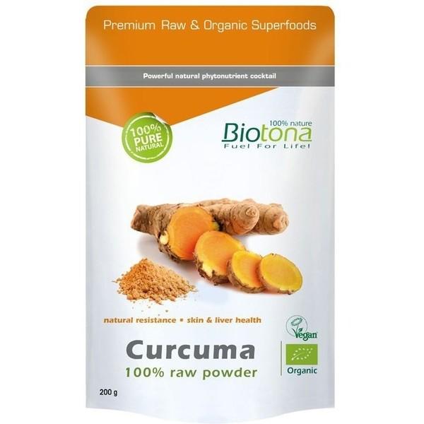 Biotona Curcuma Powder (Kurkuma-Rohpulver 200 g)