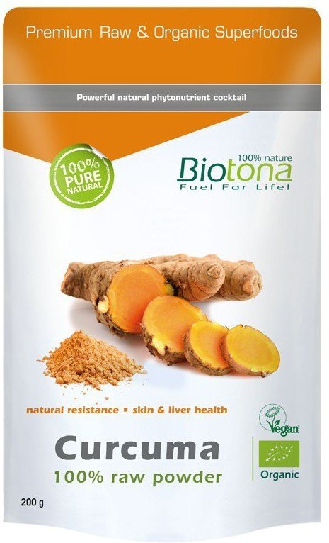 Biotona Curcuma En Polvo (Curcuma Raw Powder 200 G )-image