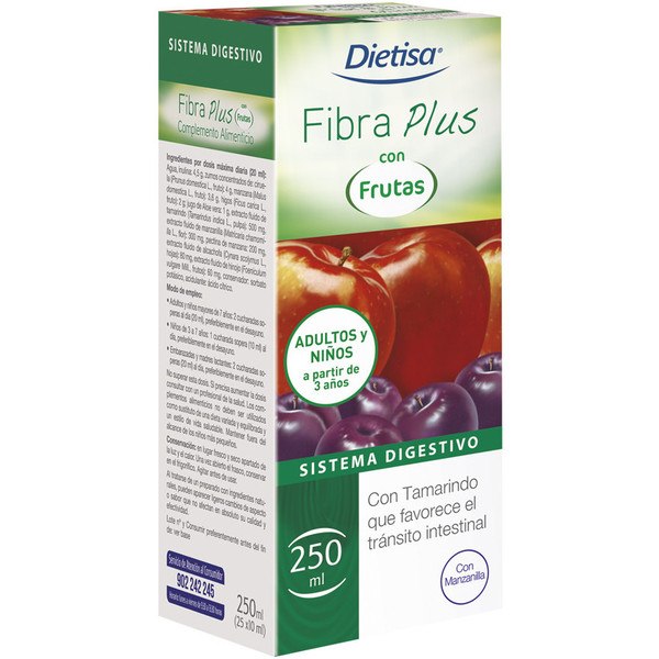 Dietisa Fiber Plus Met Vruchten 250 Ml (Old Dietisa Lax