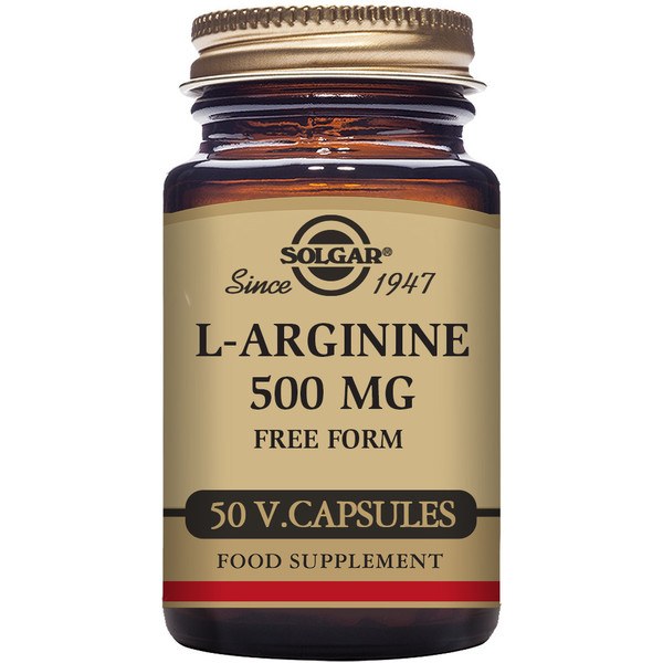 Solgar L-arginina 500 Mg 50 Vcaps
