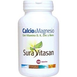 Sura Vitasan Calcium/magnesium/zink en boor 100 capsules