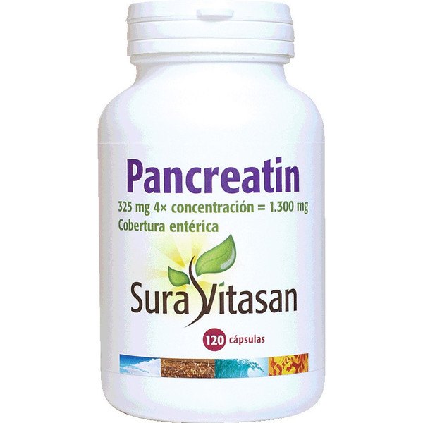 Sura Vitasan Pancreatina 1300 Mg 120 Vcaps
