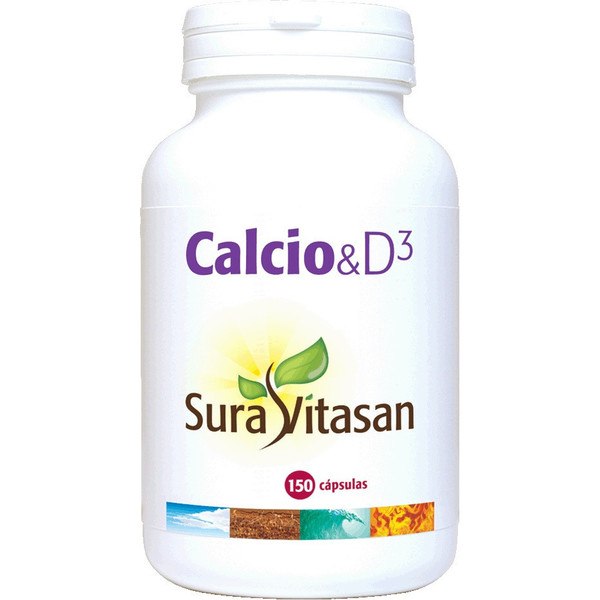 Sura Vitasan Calcium & D3 150 gélules