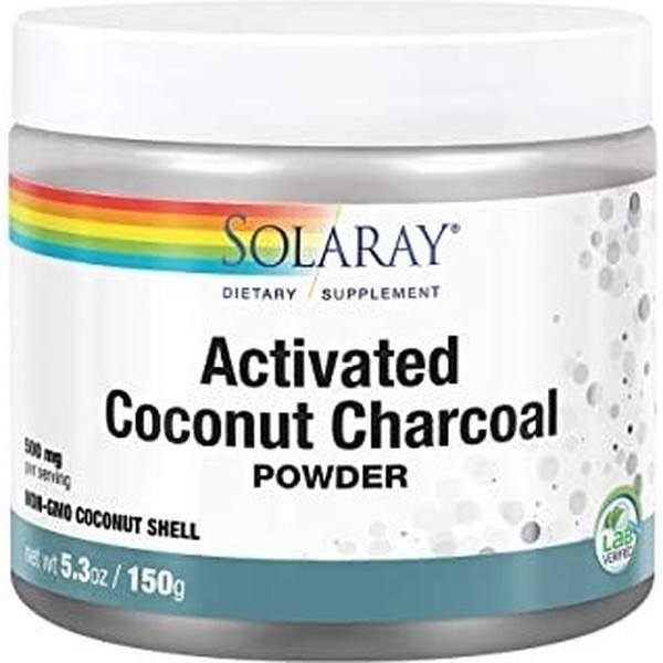 Solaray Charcoal Coconut Activated (Carbon Activo) 75 Gr P