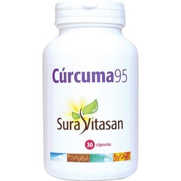 Sura Vitasan Curcuma 95%std 30 Caps Avec Pipérine