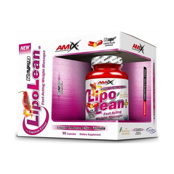 Amix LipoLean 90 Caps - Supplement in Liquid Capsules With Thermo Active formula