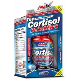 Amix Cortisol Blocker\'s 60 caps - Kontrolliert den Cortisolspiegel / Enthält Phosphatidylserin und Vitamin B6