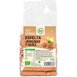 Solnatural Kekse Dinkel Ingwer und Walnüsse Bio 175 G