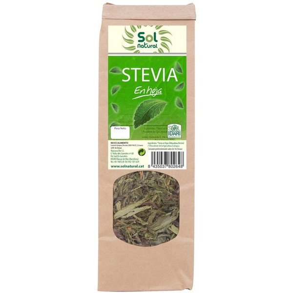 Solnatural Stevia Bio Blatt 40 G