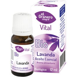 El Granero Óleo essencial de lavanda orgânico integral 12 ml