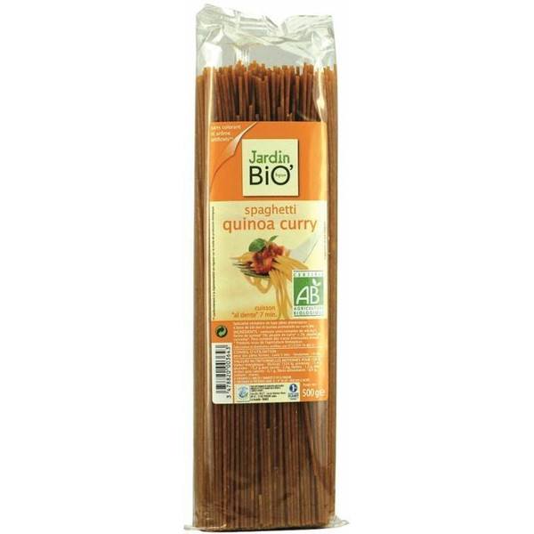 Jardín Bio Spaghetti Con Quinoa Y Curry 500g