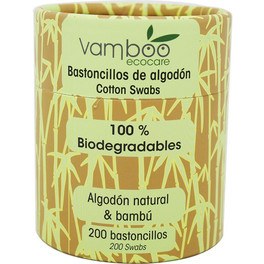 Vamboo Bambou Cotons-tiges 200 U
