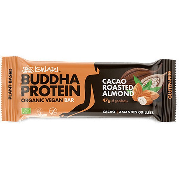 Iswari Buddha Protein Cacao Geroosterde Amandel 35 Gr