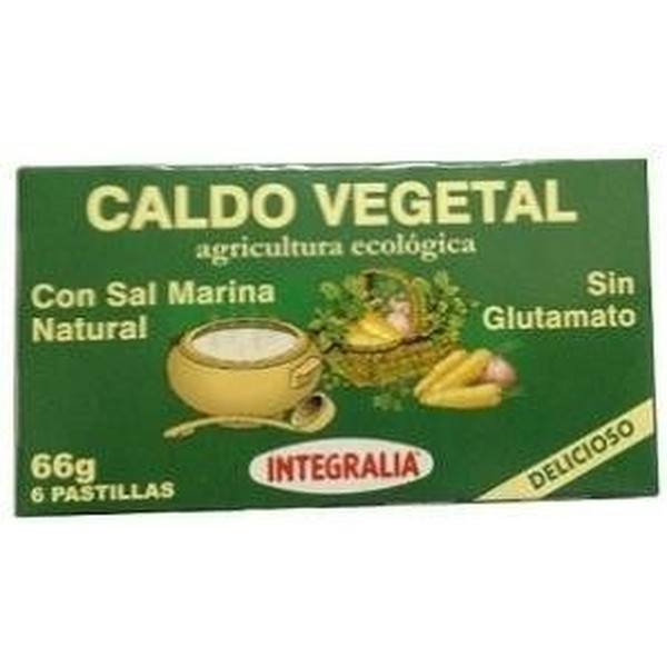 Integralia Eco Brodo Vegetale Con Sale Marino 6 Dadi X 11 Gr