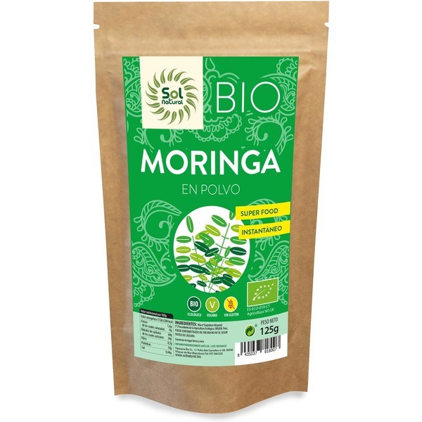 Polvere di moringa biologica Solnatural 125g