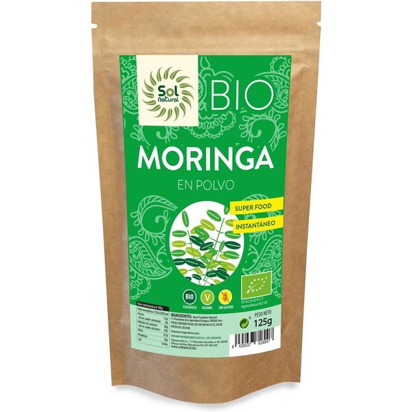 Solnatural Organic Moringa Powder 125g