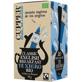 Cupper Classic English Breakfast Bio 20 Sacos
