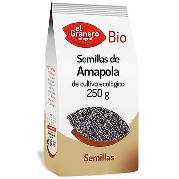 El Granero Integral Semillas De Amapola Bio 250 Gr
