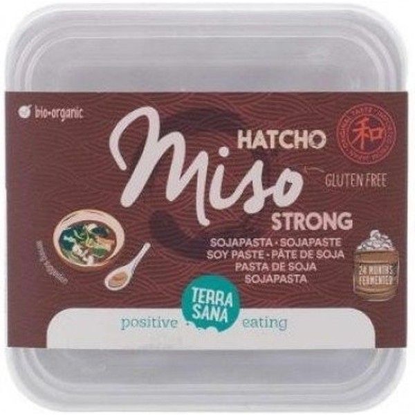 Terrasana Hatcho Miso Starke Sojabohnenpaste (unpasteurisiert)